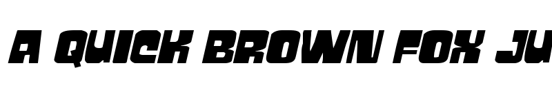 Preview of Movie Monster Wide Italic Regular font