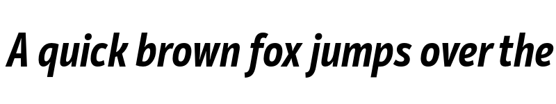 Preview of Mozer Bold Italic font