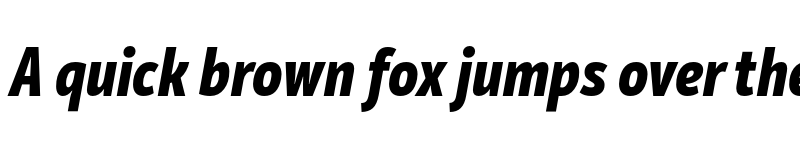 Preview of Mozer Heavy Italic font