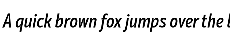 Preview of Mozer SemiBold Italic font