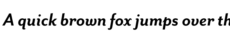 Preview of Mr Eaves San OT Bold Italic font