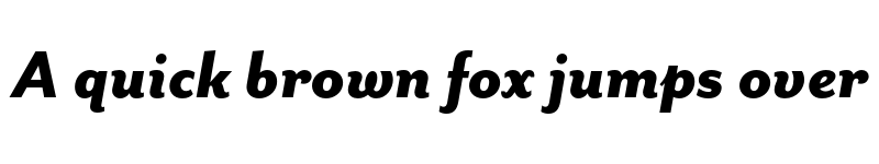 Preview of Mr Eaves San OT Heavy Italic font