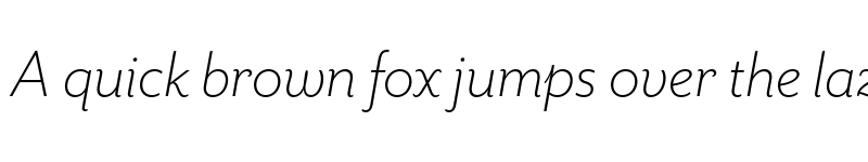 Preview of Mr Eaves San OT Light Italic font