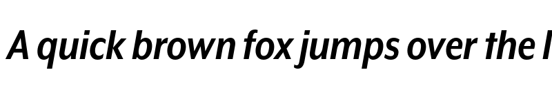 Preview of Mr Eaves XL Mod Nar OT Bold Italic font