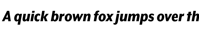 Preview of Mr Eaves XL Mod Nar OT Heavy Italic font