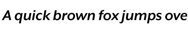 Preview of Mr Eaves XL Mod OT Bold Italic font