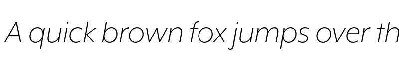 Preview of Mr Eaves XL Mod OT Light Italic font