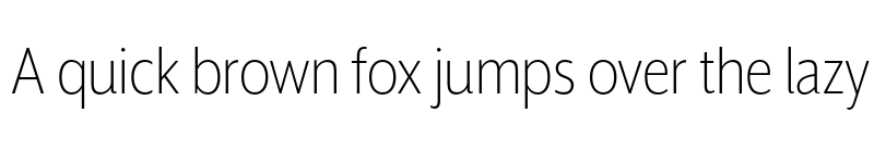 Preview of Mr Eaves XL San Nar OT Light font