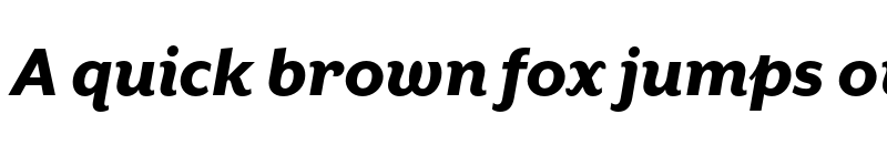 Preview of Mr Eaves XL San OT Heavy Italic font