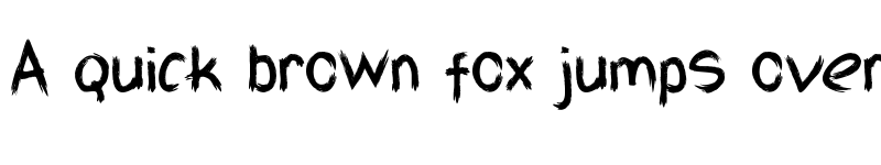 Preview of MrBlacky Regular font