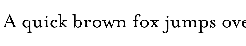 Preview of Mrs Eaves Roman Lining font