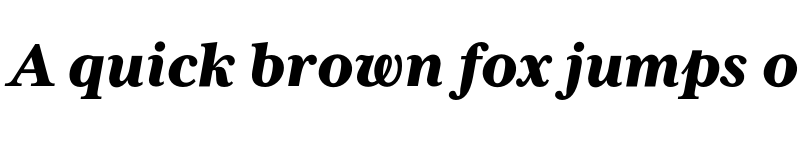 Preview of Mrs Eaves XL Serif OT Heavy Italic font