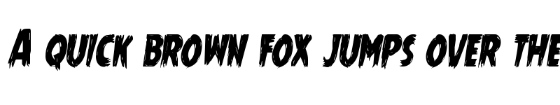 Preview of Mrs. Monster Condensed Italic Condensed Italic font