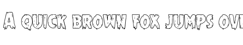 Preview of Mrs. Monster Outline Regular font