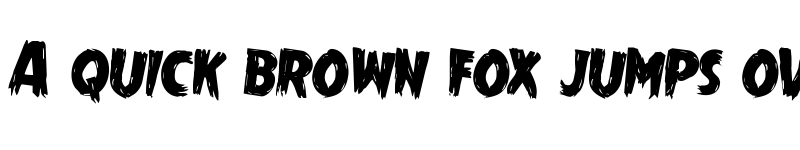 Preview of Mrs. Monster Rotated 2 Regular font