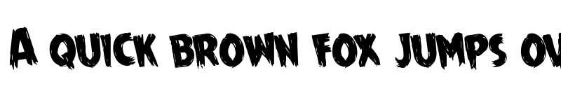 Preview of Mrs. Monster Rotated Regular font