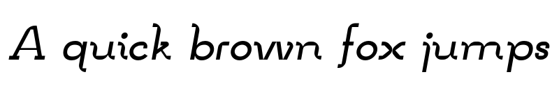 Preview of Mudzil Alternate Bold Italic font