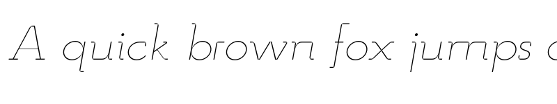 Preview of Mudzil Alternate Light Italic font