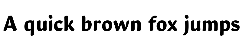 Preview of Muffin Extra Bold font