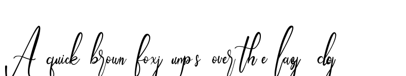 Preview of Mugelova Regular font