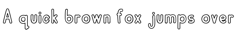 Preview of Mulbena Stroke Full font