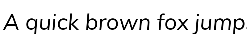 Preview of Mulinito Italic font