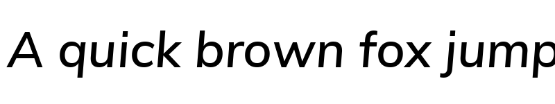 Preview of Mulinito SemiBold Italic font