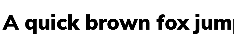 Preview of Mulish Black font