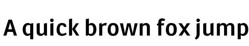 Preview of MultiText Bold font