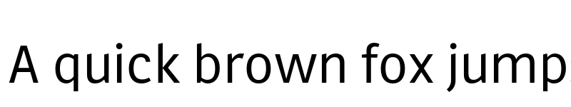 Preview of MultiText Regular font