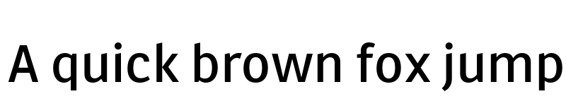 Preview of MultiText SemiBold font
