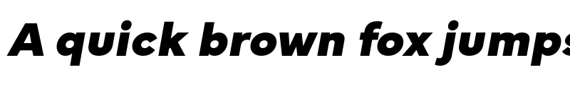 Preview of Mundial Black Italic font