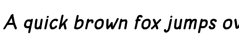 Preview of Mungkin Italic font