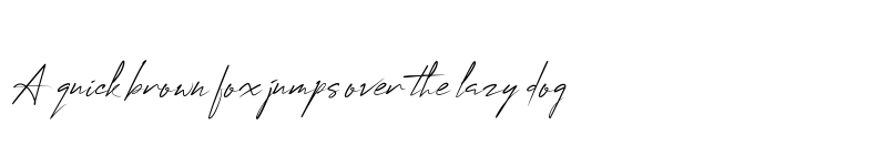 Preview of MungSignature Regular font