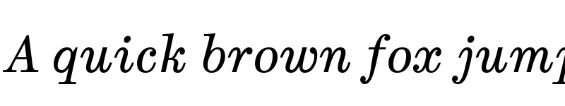 Preview of Munson Italic font