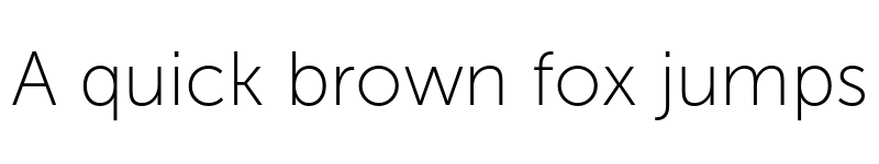 Preview of Museo Sans 100 font