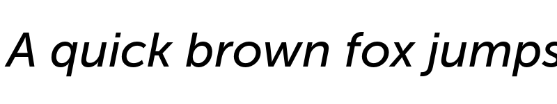 Preview of Museo Sans 500 Italic font