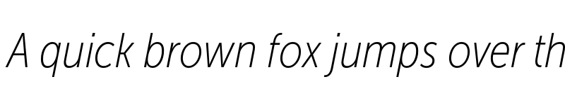 Preview of Museo Sans Cond 100 Italic font