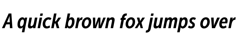 Preview of Museo Sans Cond 700 Italic font