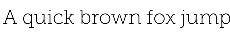 Preview of Museo Slab 100 font