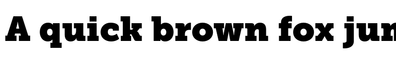 Preview of Museo Slab 1000 font