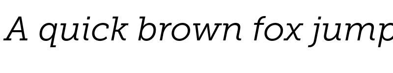 Preview of Museo Slab 300 Italic font