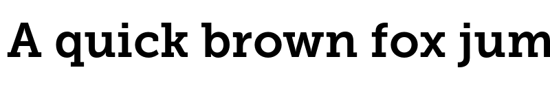 Preview of Museo Slab 700 font