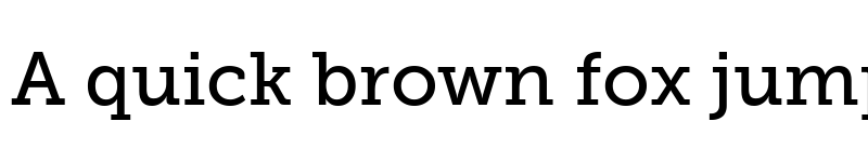 Preview of Museo Slab Medium font