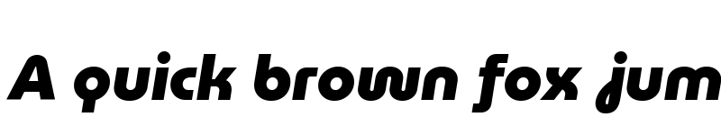 Preview of MuseoModerno Black Italic font