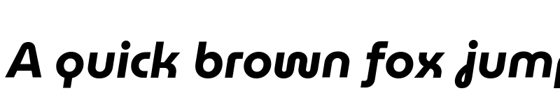 Preview of MuseoModerno Bold Italic font