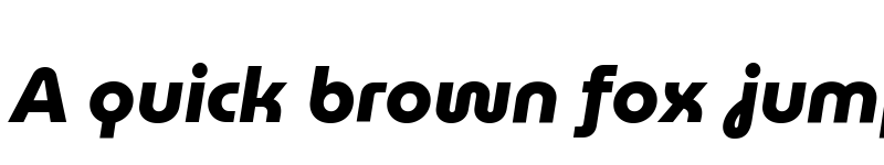 Preview of MuseoModerno ExtraBold Italic font