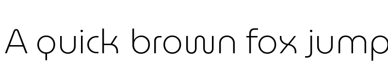 Preview of MuseoModerno ExtraLight font