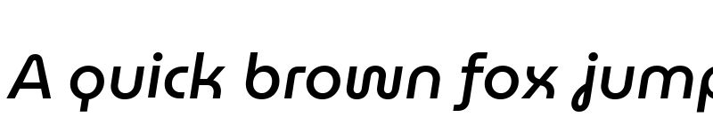 Preview of MuseoModerno Medium Italic font