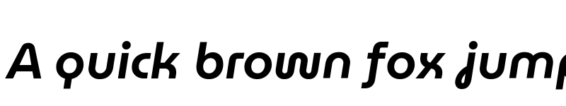 Preview of MuseoModerno SemiBold Italic font